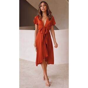 Billy J Sunny Daze Dress in Rust